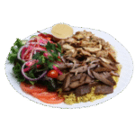 Chicken and beef gyro
